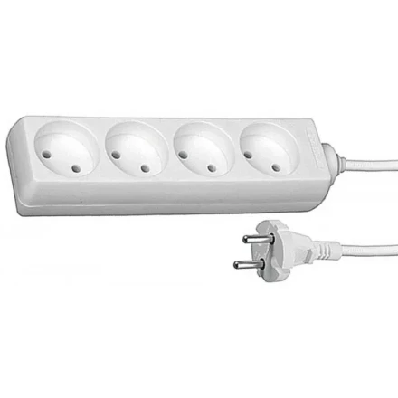 Удлинитель СВЕТОЗАР электрический, 4 гнезда, 3м SV-55040-3 купить в Муравленко