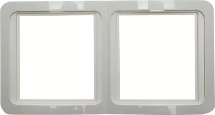 Панель СВЕТОЗАР &quot;ГАММА&quot; двойная вертикальная, цвет бежевый SV-54147-B купить в Муравленко