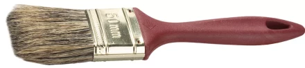 Кисть плоская ЗУБР &quot;УНИВЕРСАЛ-ПРЕМИУМ&quot; &quot;КП-15&quot;, смешанная натуральная щетина, пластмассовая ручка, 20мм 4-01015-020 купить в Муравленко