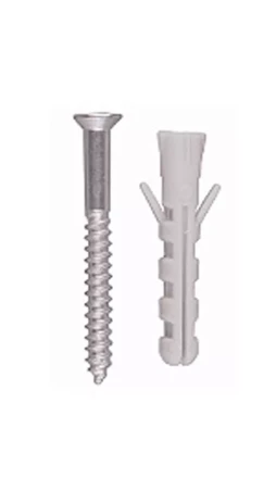 Дюбеля с шурупами, 6x25мм / 4х30мм, 15шт 3066-30-6 купить в Муравленко