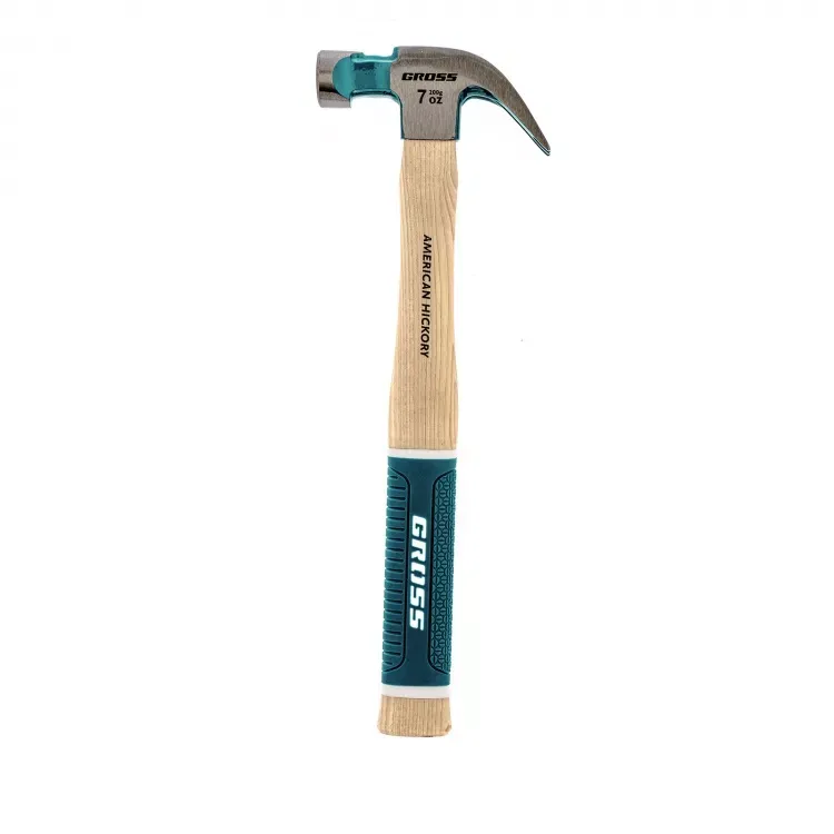 Молоток-гвоздодер с магнитом GROSS AMERICAN HICKORY 200 г угол 45 обрезиненная рукоятка 10414 купить в Муравленко