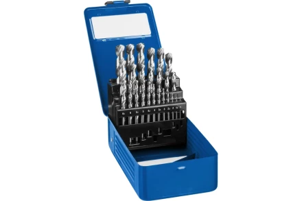 ЗУБР ПРОФ-А, 25 шт, (1-13 мм), сталь Р6М5, класс А, мет.бокс, набор сверл по металлу, Профессионал (29625-H25) купить в Муравленко