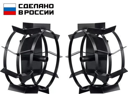ЗУБР ГР-2, 430х200 мм, 2 шт., грунтозацепы для мотоблоков (707105-2) купить в Муравленко