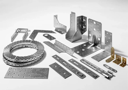 ЗУБР КП-2.5, 200 x 80 x 2.5 мм, цинк, крепежная пластина (31023-200) купить в Муравленко