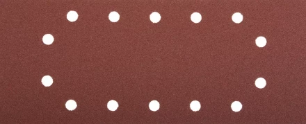 Лист шлифовальный ЗУБР &quot;МАСТЕР&quot;, 14 отверстий, для ПШМ на зажимах, Р80, 115х280мм, 5шт 35594-080 купить в Муравленко