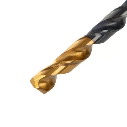 Сверло по металлу, 4,8 мм, HSS-Tin, Golden Tip, 10 шт. Denzel 717212 купить в Муравленко