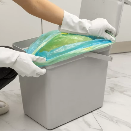 Пакеты для мусора с завязками 35 л x 15 шт. синие, Home Palisad 927155 купить в Муравленко