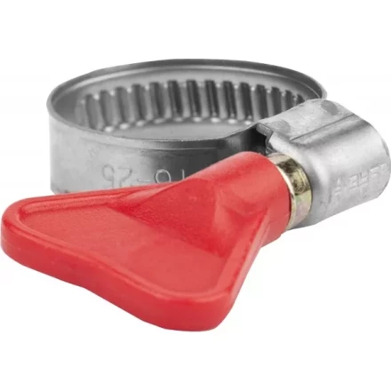 Хомуты ЗУБР &quot;ЭКСПЕРТ&quot; &quot;Бабочка&quot;, нерж. сталь, накатная лента 9 мм, 16-25 мм, 200 шт 37835-16-25-200 купить в Муравленко