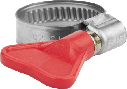 Хомуты ЗУБР &quot;ЭКСПЕРТ&quot; &quot;Бабочка&quot;, нерж. сталь, накатная лента 9 мм, 16-25 мм, 200 шт 37835-16-25-200 купить в Муравленко