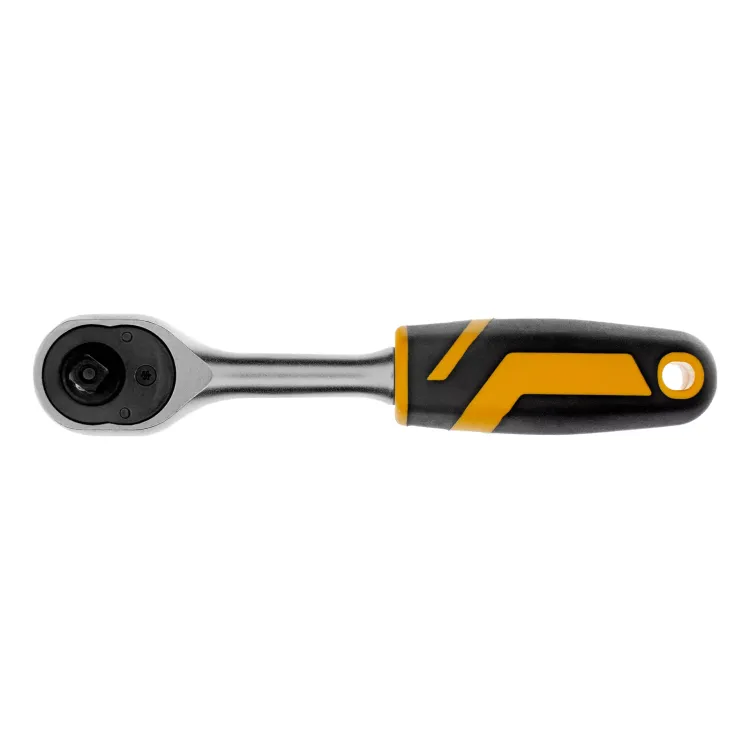 Ключ-трещотка 1/4"  Denzel 14031, 90 зубьев, с быстрым сбросом, CrV купить в Муравленко