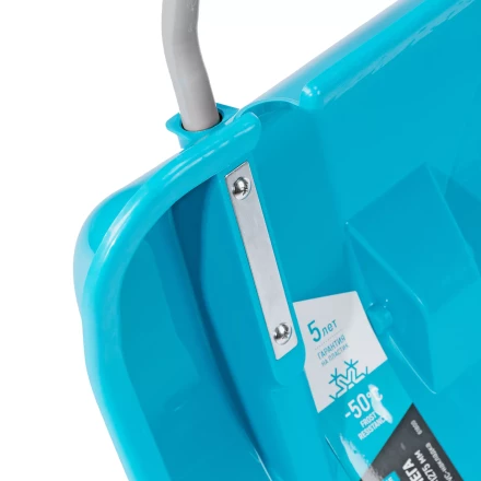 Скрепер для уборки снега Palisad 61800, полипропилен, колеса, 750х445х1275 мм, рукоятка с ПВХ, LUXE купить в Муравленко