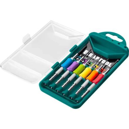 Набор Precision-6: часовые отвертки для особо точных работ, металлическая рукоятка с противоскользящей накладкой, жало из специальной стали SNCM8660. 25679 купить в Муравленко