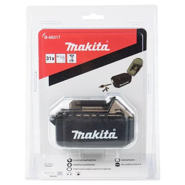 Набор бит 31 шт Makita B-68317 купить в Муравленко
