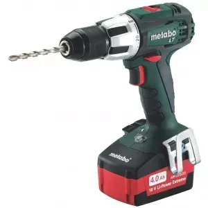 Дрель-винтоверт аккумуляторный Metabo BS 18 LT Quick в кейсе купить в Муравленко