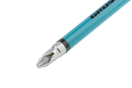 Набор бит Pz2 х90, сталь S2, 10шт GROSS 11201 купить в Муравленко