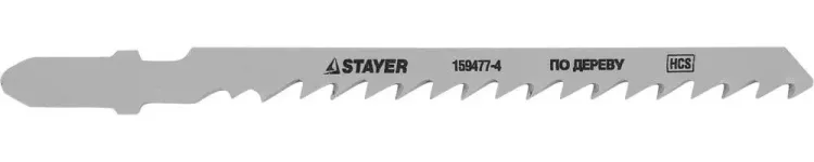 Полотна STAYER "STANDARD", T244D, для эл.лобзиков, HCS, по дереву, фанере, ДСП, быстрый фигурный рез, EU, 74/4мм, 2шт 159477-4 купить в Муравленко