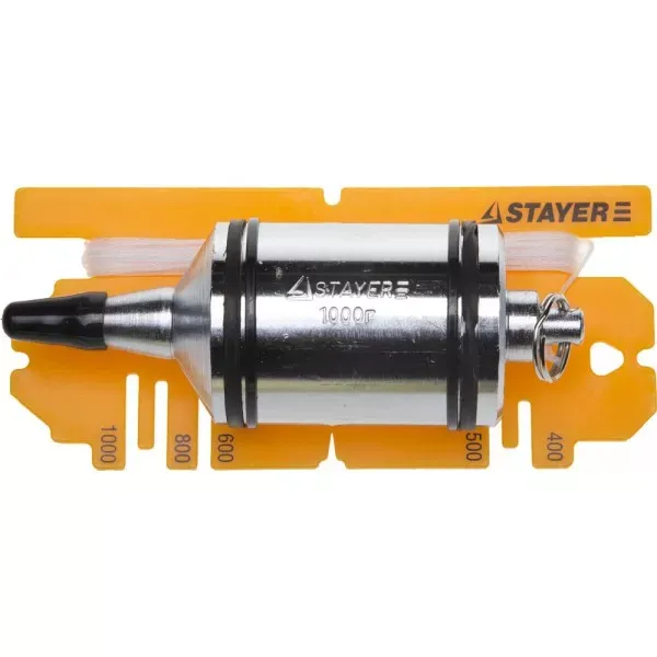 Отвес STAYER "PROFI" строительный со шнуром, с противоударными ободками, 1000 г 06352-100 купить в Муравленко