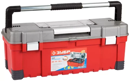 Ящик ЗУБР &quot;ЭКСПЕРТ&quot; пластмассовый для инструмента, 26&quot; 38135-26 купить в Муравленко
