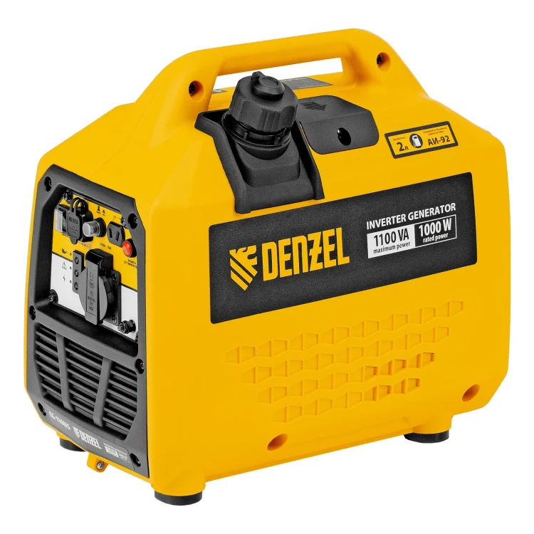 Генератор инверторный GS-1100iS, 1,1 кВт, 230 В, закрытый корпус, ручной старт// DENZEL 94718 купить в Муравленко