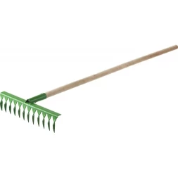 Грабли РОСТОК садовые с черенком, 14 витых зубцов 421900-14