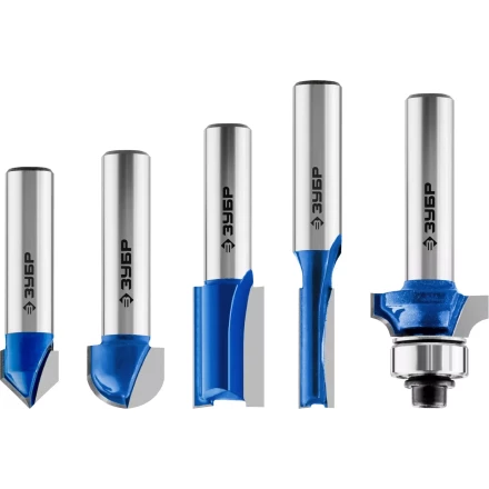 ЗУБР 5 шт, набор профильных фрез по дереву, Профессионал (28795-H5) купить в Муравленко