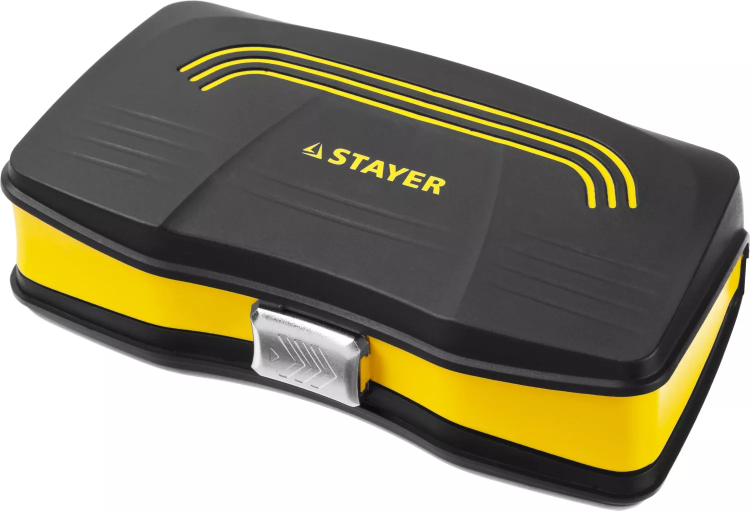 Набор STAYER "PROFESSIONAL": Биты и торцовые головки с трещеткой и воротком, 39 предметов 25135-H39 купить в Муравленко
