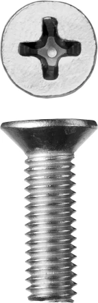 Винт ЗУБР &quot;МАСТЕР&quot; DIN 965, класс прочности 4.8, оцинкованный, M6x25мм, 5кг 303110-06-025 купить в Муравленко