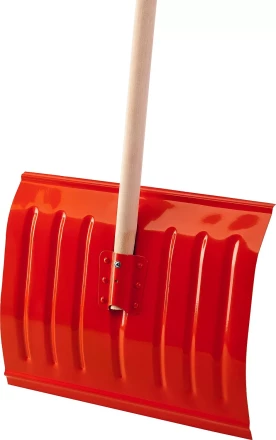 Лопата снеговая стальная с деревянным черенком, 430мм, оранжевая, СИБИН 421841 421841 купить в Муравленко