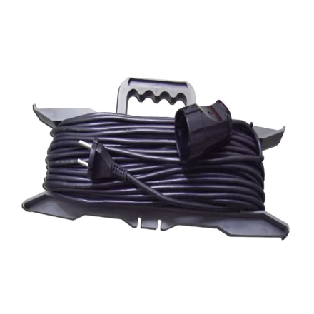 Сварочный удлинитель силовой 20м на рамке GLANZEN штепс. Гнездо ПВС 2*2,5 20м ER-20-010 купить в Муравленко