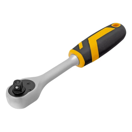 Ключ-трещотка 3/8&quot; Denzel 14032, 90 зубьев, с быстрым сбросом, CrV купить в Муравленко