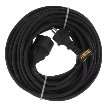 Удлинитель-шнур силовой Denzel Top Series 37420, КГТТ, 20м, 1 розетка, 3 x 1,5 мм, 3 м купить в Муравленко