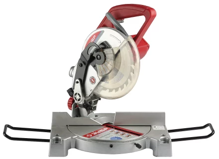 Пила торцовочная ЗУБР, удлинитель стока, 210 мм, 5000 об/мин, 1300 Вт ЗПТ-210-1300-Л купить в Муравленко