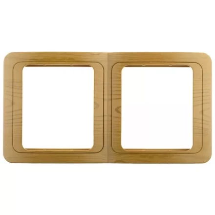 Панель СВЕТОЗАР &quot;ГАММА&quot; накладная, вертикальная, цвет ольха, 2 гнезда SV-54147-A купить в Муравленко