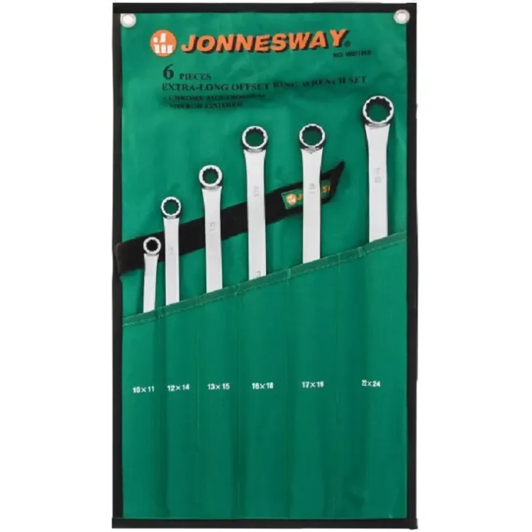 Набор ключей накидных удлиненных 10-24мм 6предметов Jonnesway  W61106S 48884 купить в Муравленко