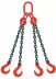 Строп цепной четырехветвевой 4СЦ 1 т L=6 м 8 кл с ОВ 11.2т купить в Муравленко