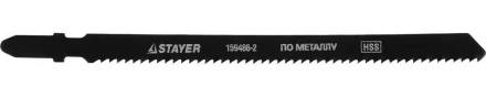 Полотна STAYER &quot;STANDARD&quot;, T318B, для эл.лобзиков, HSS, по цв. мeт, фрезер.развед, тонколист сталь, EU, T318B, 110/2мм, 2шт 159486-2 купить в Муравленко