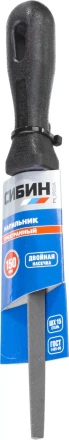 Напильник СИБИН трехгранный с пластиковой рукояткой, 150мм 16703-15 купить в Муравленко