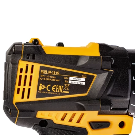 Дрель-шуруповерт аккумуляторная BLDL-IB-18-02 Denzel 26121 купить в Муравленко