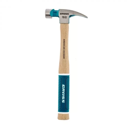Молоток-гвоздодер с магнитом GROSS AMERICAN HICKORY 280 г угол 75 обрезиненная рукоятка 10417 купить в Муравленко