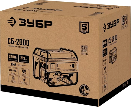 ЗУБР 2800 Вт, бензиновый генератор (СБ-2800) купить в Муравленко
