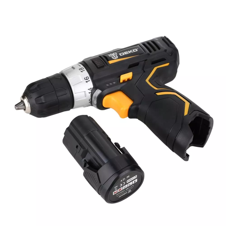 Дрель аккумуляторная в наборе DEKO GCD12DU3 SET2 Li-Ion, 063-4146 купить в Муравленко