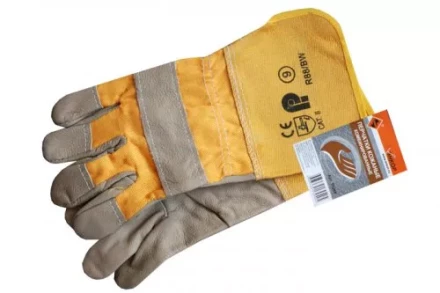 Перчатки кожаные комбинированные Энкор 1/10 63205 купить в Муравленко