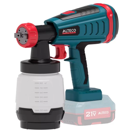 Бесщеточный аккумуляторный краскораспылитель ALTECO CSG 21-1000 BL Solo (без АКБ и ЗУ) 74567 купить в Муравленко