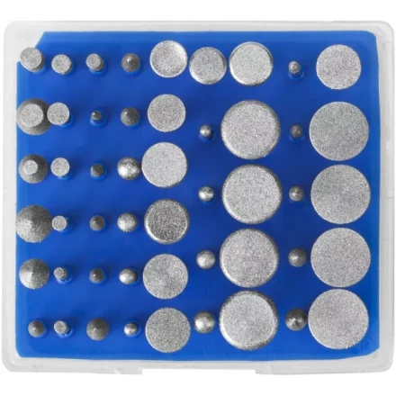 Набор ЗУБР &quot;ПРОФЕССИОНАЛ&quot;: Мини-насадки с алмазным напылением в пластиковом боксе, Р 180, хвостовик 3мм, 50 предметов 33383-H50 купить в Муравленко