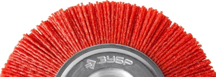 ЗУБР &quot;ПРОФЕССИОНАЛ&quot;. Щетка дисковая для дрели, нейлоновая проволока с абразивным покрытием, 125мм 35161-125_z02 купить в Муравленко