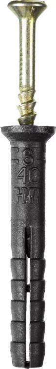 Дюбель-гвоздь полипропиленовый, потайный бортик, 6 x 40 мм, 2500 шт, STAYER Master 30640-06-040 30640-06-040 купить в Муравленко