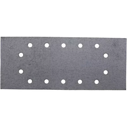 Лист шлиф. универсал. URAGAN с покрытием стеарата цинка, 14 отверстий по кругу, для ПШМ, P100, 115х280мм, 50шт 907-23104-100-50 купить в Муравленко
