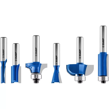 ЗУБР 6 шт, набор профильных фрез по дереву, Профессионал (28795-H6) купить в Муравленко