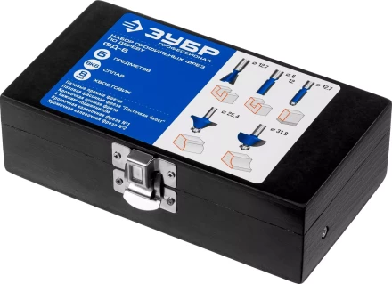 ЗУБР 6 шт, набор профильных фрез по дереву, Профессионал (28795-H6) купить в Муравленко