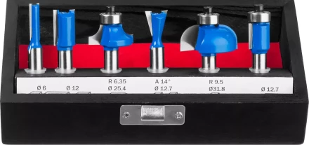 ЗУБР 6 шт, набор профильных фрез по дереву, Профессионал (28795-H6) купить в Муравленко